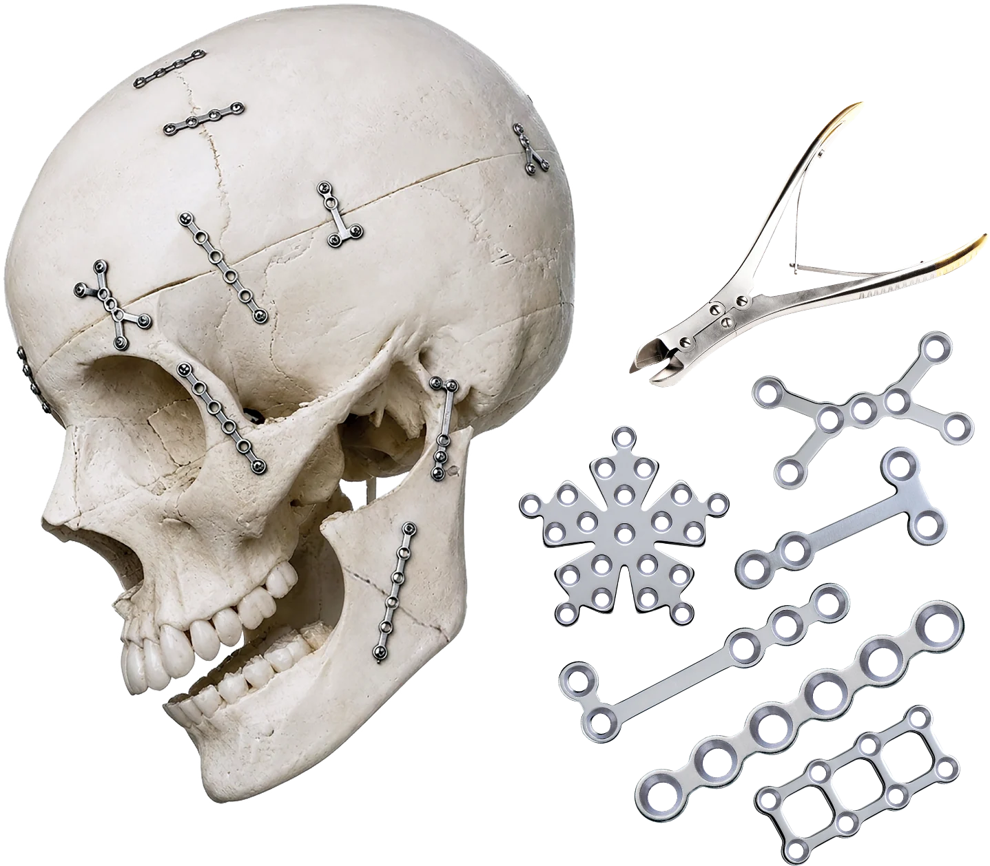 Craniomaxillofacial — Medical Consept implants, catalogue image